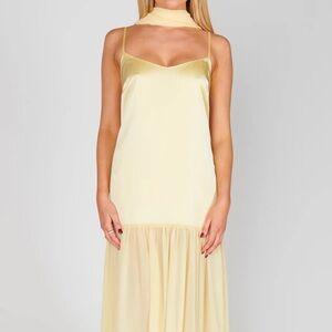 Show Me Your MuMu Yellow Maxi Dress